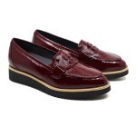 Clair de Lune Mocassin Bordeau lakleer ME787S